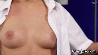 Cum load on face: Extreme Pov with Jizz Swapping