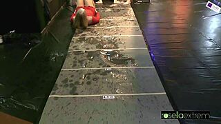 Mistress's wet pussy and pee show in HD