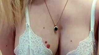 Beauty In Stockings Fingers Wet Pussy To Loud Orgasm