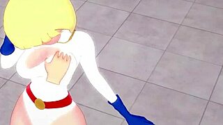 power girl gets pov fucked by superman in fantasy