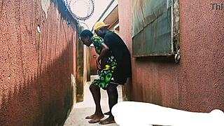 Outdoor taboo licking