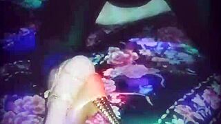 Sharon, a hot 40-year-old receptionist, dresses like a whore after work for her husband to lick her ass.