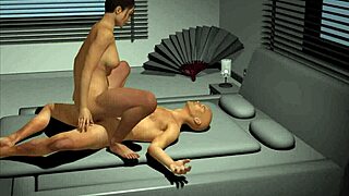 3d anime crew banging hard in wild apartment adventure with friends