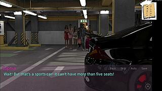 A wife and stepmother playing a game together