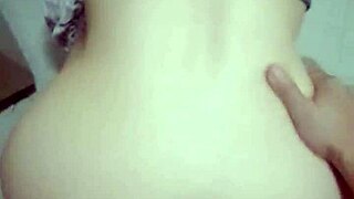 Husband watches wife get creampied in doggystyle