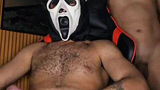 Celebrating Halloween with wild twink action