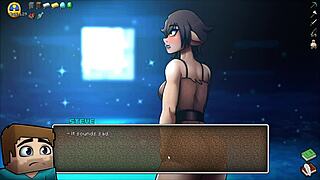 I play hornycraft parody, testing potion for giant cock