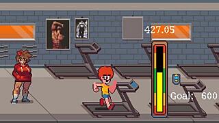 Gym Buddies Hentai - Muscular Girl Sucks Cock Post-Workout