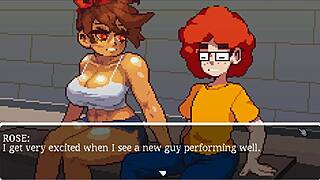 Gym Buddies Hentai - Muscular Girl Sucks Cock Post-Workout