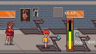 Gym Buddies Hentai - Muscular Girl Sucks Cock Post-Workout