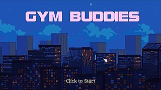 Gym Buddies Hentai - Muscular Girl Sucks Cock Post-Workout