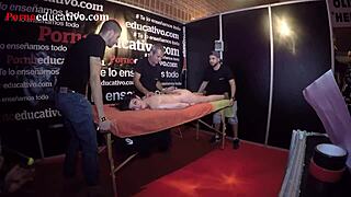 In this session, our sex coach gives ana marco an erotic massage, leading to fingering and orgasm