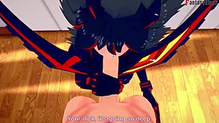 Ryuko Matoi gets fucked hard in POV Kill la Kill fantasy.