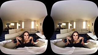Fucking Kendra in the couch on naughty america vr