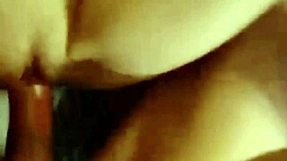 Big cock cums on my shaved pussy in homemade video