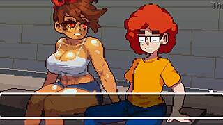 Gym Buddies Hentai - Muscular Girl Sucks Cock Post-Workout