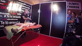 In this session, our sex coach gives ana marco an erotic massage, leading to fingering and orgasm