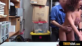 she's a sporty ebony teen getting rough fucked