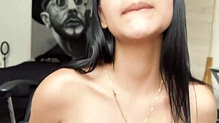 this petite 18-year-old girl loves fucking my big cock