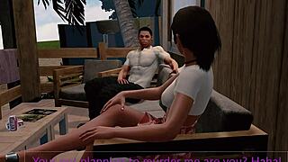 Jack and Emma Spanked in Paradise