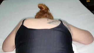 Fucking shaved pussy with panties to the side in homemade video