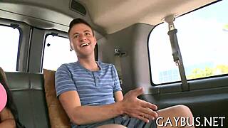 Gay blowjob action with hot gay men