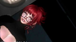 white slut deepthroats in second life