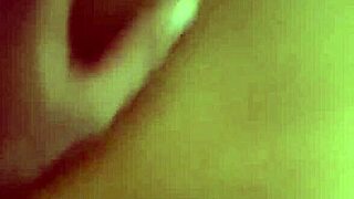 An amateur Thai MILF crawls to give a blowjob and then gets a facial