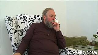 Mad Old Boy Licks Young 18+ Tight Pussy