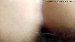 My girlfriend's asshole begs for penetration on squeaky bed