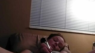 redhead intriguingly masturbates solo with toys