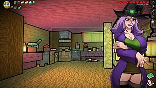 I play hornycraft parody, testing potion for giant cock