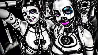 C23 Robot Whores at Dystopian Sex Party Visuals.