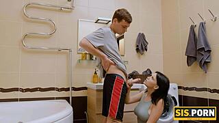 Sisporn Busty Girl Tempts Stepbro into Taboo Sex After Scolding