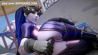 3D animated big tits and ass fuck
