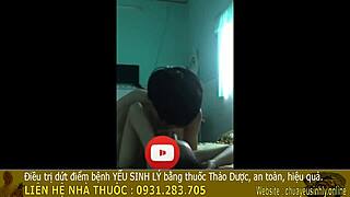 Vietnamese transsexuals in hot scenes in a cave