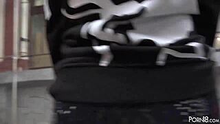 Chrissy Fox Goes Wild in Public POV Blowjob