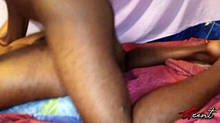 African beauty gets her clothes torn off by a big cock wanking masseur