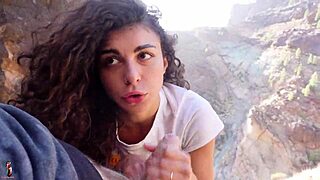 girlfriend bitch squirts in public after canyon blowjob, wanna see?