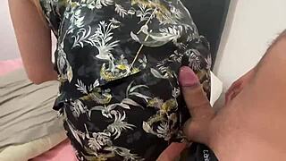 i got my milf stepmom to fuck during chores