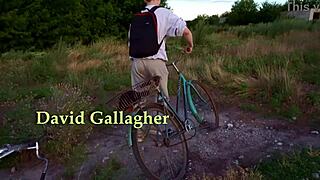 Hot Blowjob During Summer Cycling Session With Young Guy