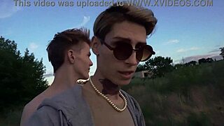 Hot Blowjob During Summer Cycling Session With Young Guy