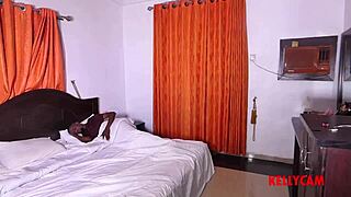 My husband couldn't perform, so he made me fuck the gateman with big tits and ass