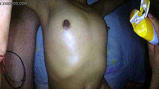 Susy receives an erotic massage from her partner.