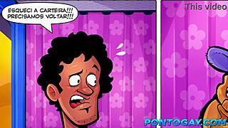 On BR69, the virgin backpacker had to take the trucker's big cock in his ass.