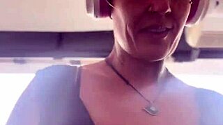 Blonde Brazilian Sweats In Gym, Removes Big Tits To Breathe