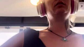 Blonde Brazilian Sweats In Gym, Removes Big Tits To Breathe