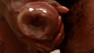 Hallelujah Johnson Masturbating Sex Toy With Big Black Cock Cumshot