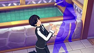 Sword Art Online Yaoi - Kirito Handjob - Japanese Asian Manga Anime Game Porn Gay