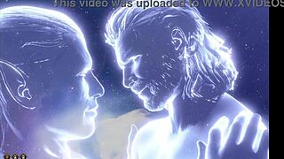 Baldur's Gate 3 naked gay romance with Gale